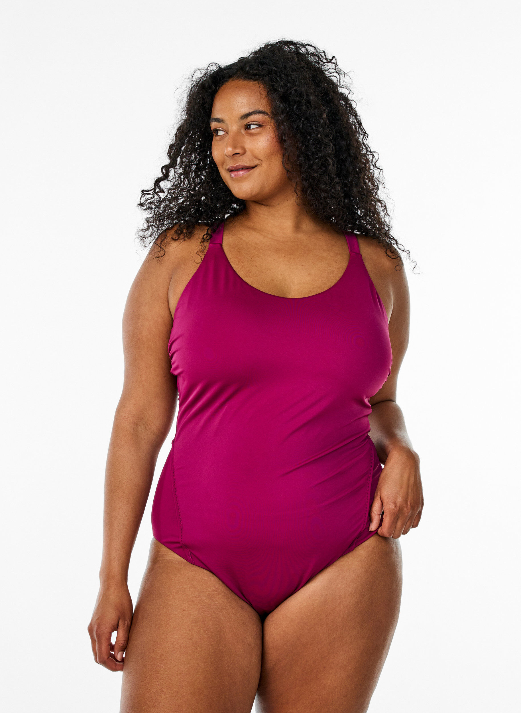 Baddr&auml;kt med ryggdetalj, R&ouml;d, Model