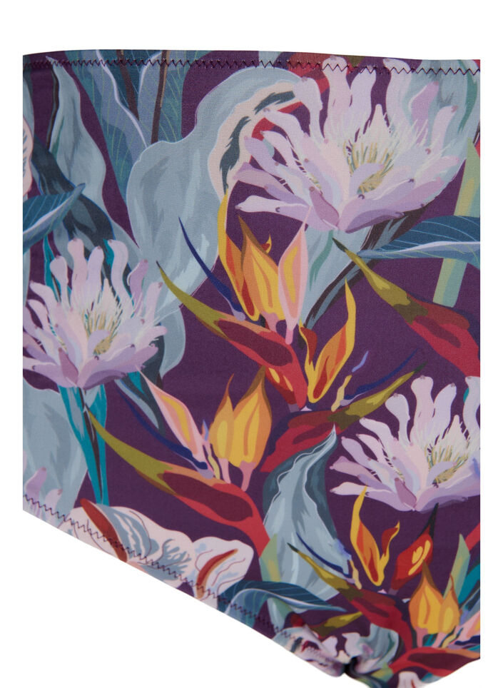 Bikinitrosa med hög midja och prickar, Grön, Packshot image number 2