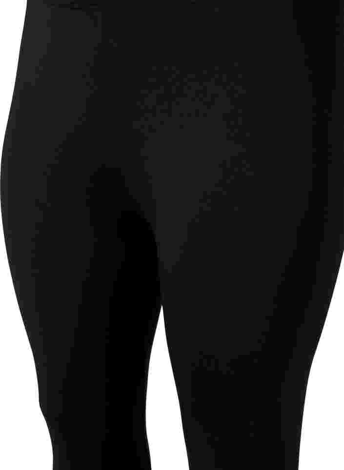2-pack 3/4 leggings, Black / LEO AOP, Packshot image number 2