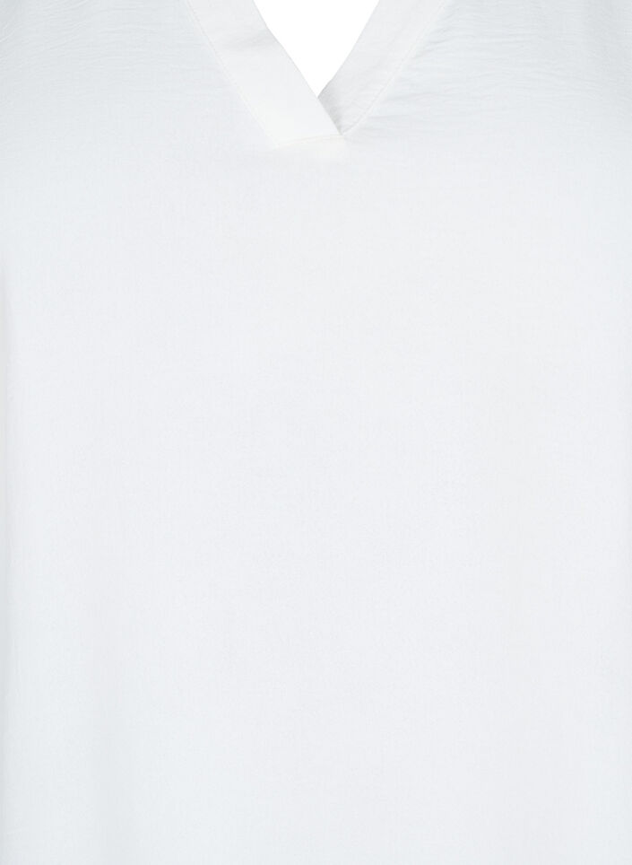 Blus med 3/4-&auml;rm, Vanilla, Packshot image number 2
