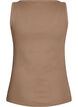 T&aring;tsittande topp med motiv, Brun, Packshot image number 1