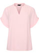 L&ouml;s blus med korta &auml;rmar, Rosa, Packshot image number 0