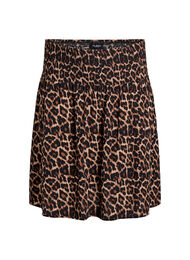 FLASH - Kort kjol med smock i midjan, Brun