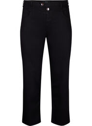 Regular fit Gemma jeans med hög midja, Black, Packshot