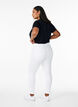 Super slim Amy jeans med h&ouml;g midja, White, Model image number 1