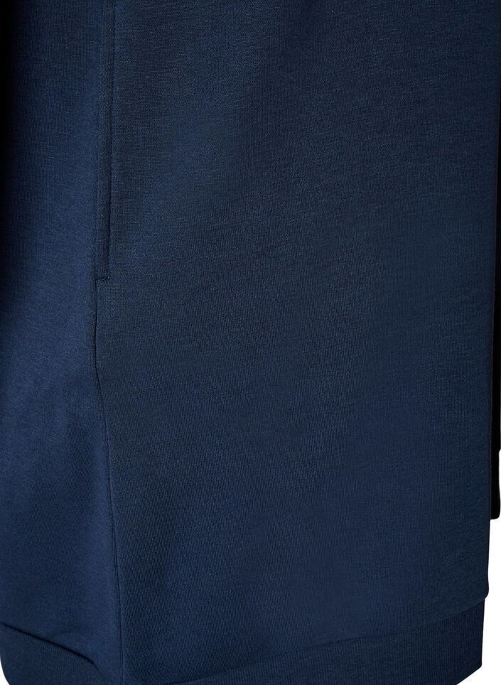 L&ouml;s sweatshirtkl&auml;nning med fickor, Bl&aring;, Packshot image number 3