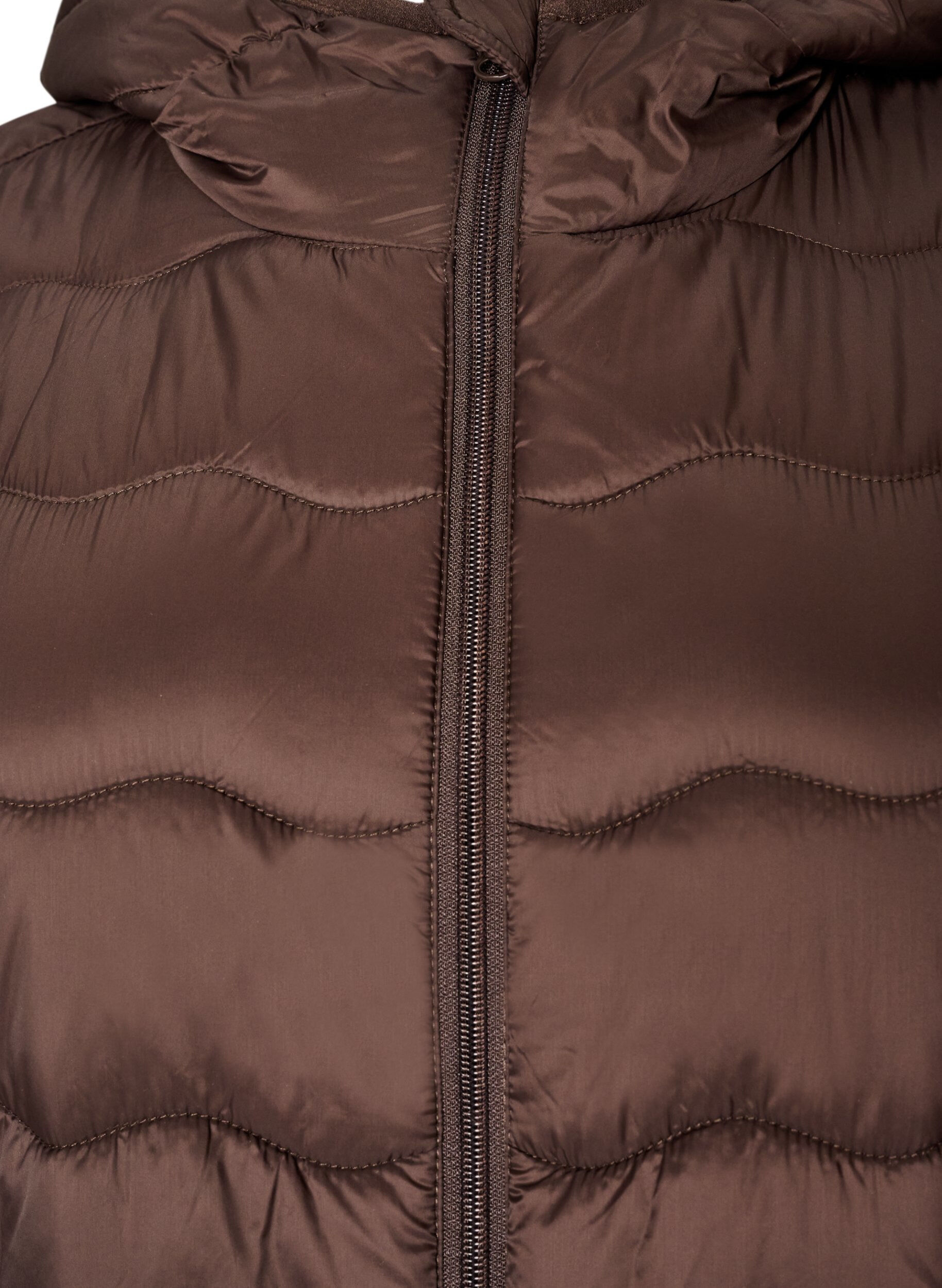 ZizziQuiltad jacka, Brun, Packshot image number 2