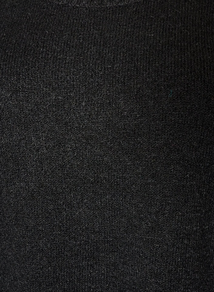 L&ouml;s rundhalsad tr&ouml;ja, Svart, Packshot image number 2