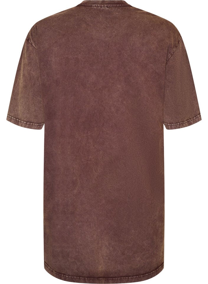 L&ouml;s t-shirtkl&auml;nning med tv&auml;ttad look, Brun, Packshot image number 1