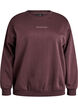 Sweatshirt med statementdetalj, Brun, Packshot image number 0