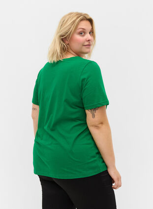 Kortärmad t-shirt med rund halsringning, Jolly Green MB, Model image number 1