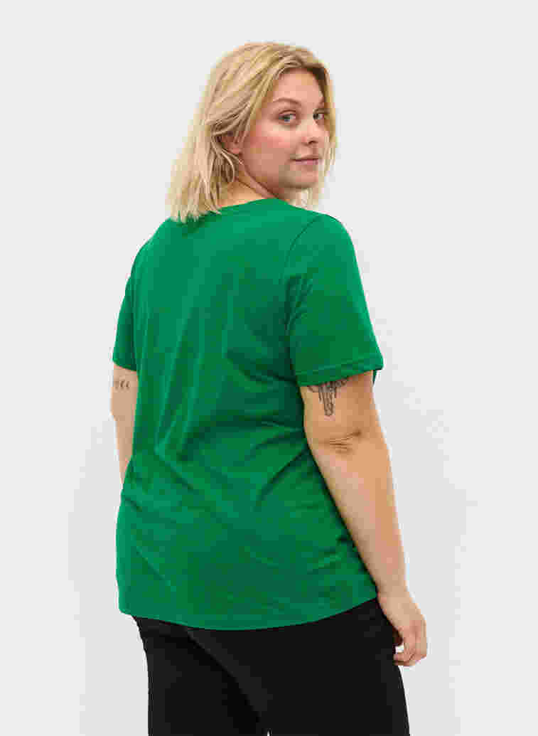 Kortärmad t-shirt med rund halsringning, Jolly Green MB, Model image number 1