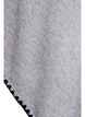 Fin stickad poncho, Grå, Packshot image number 3