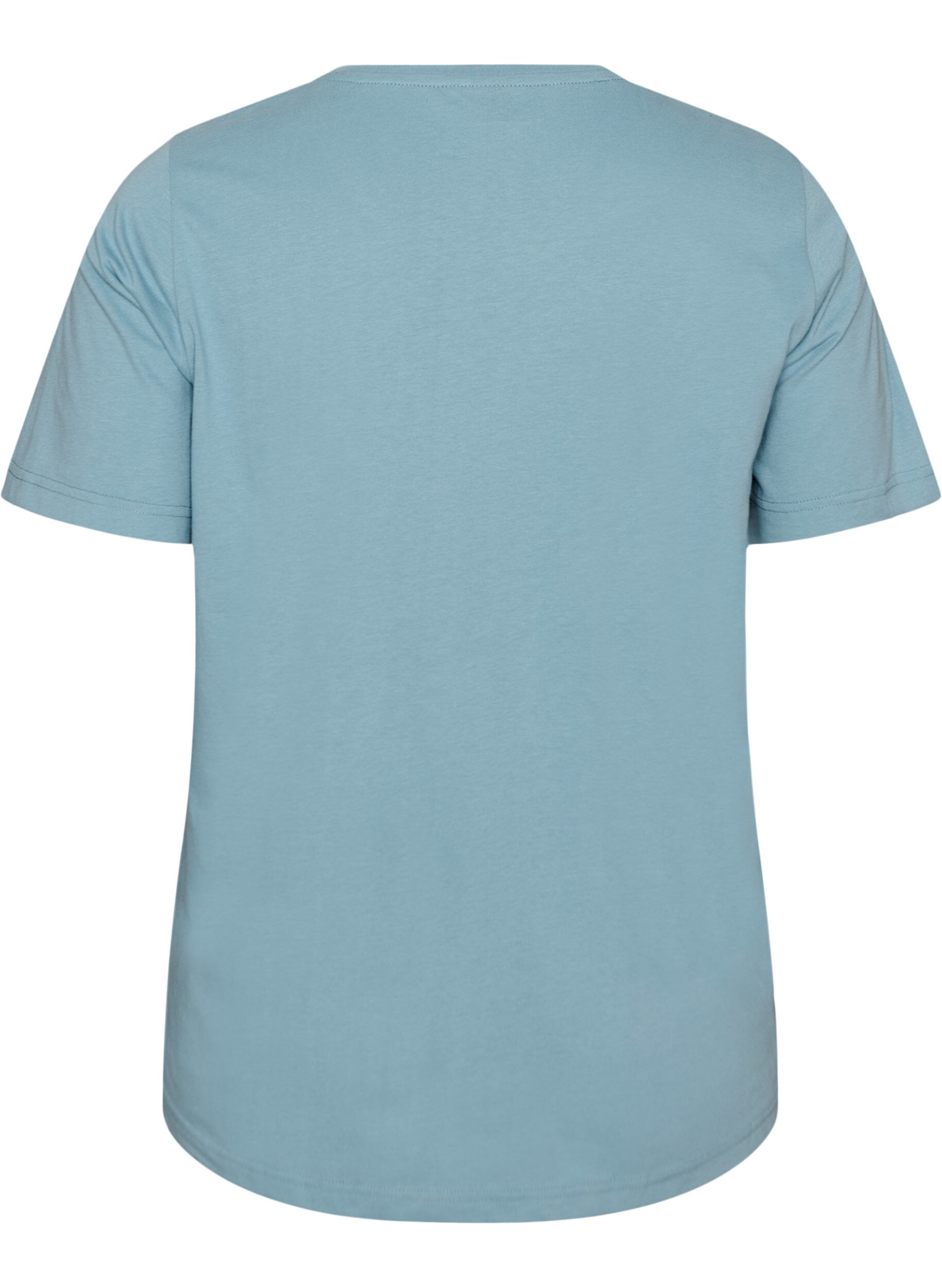 ZizziT-shirt med tryck, Bl&aring;, Packshot image number 1