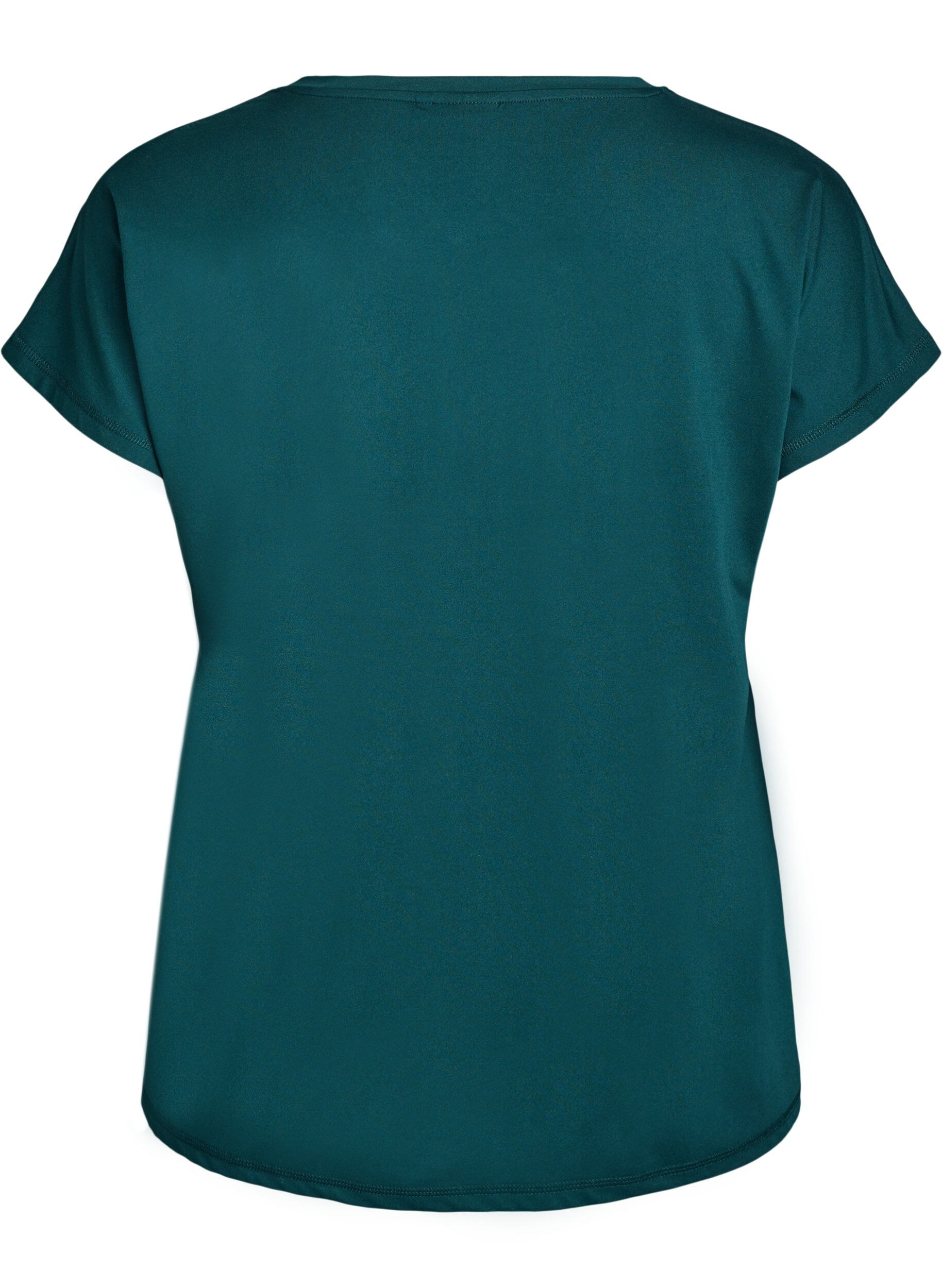 ZizziEnf&auml;rgad tr&auml;nings-T-shirt, Gr&ouml;n, Packshot image number 1