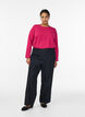 Baskopp i jersey med l&aring;nga &auml;rmar, Rosa, Model image number 1