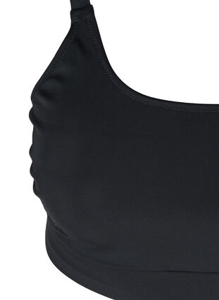 Bikinitopp med rund halsringning, Black, Packshot image number 2