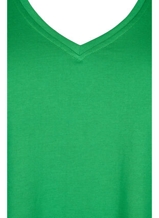 FLASH - T-shirt med v-ringning, Kelly Green, Packshot image number 2