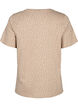 T-shirt i ekologisk bomull med prickar	, Beige, Packshot image number 1