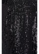 Paljettbyxor med hög midja och vida ben, Svart, Packshot image number 2