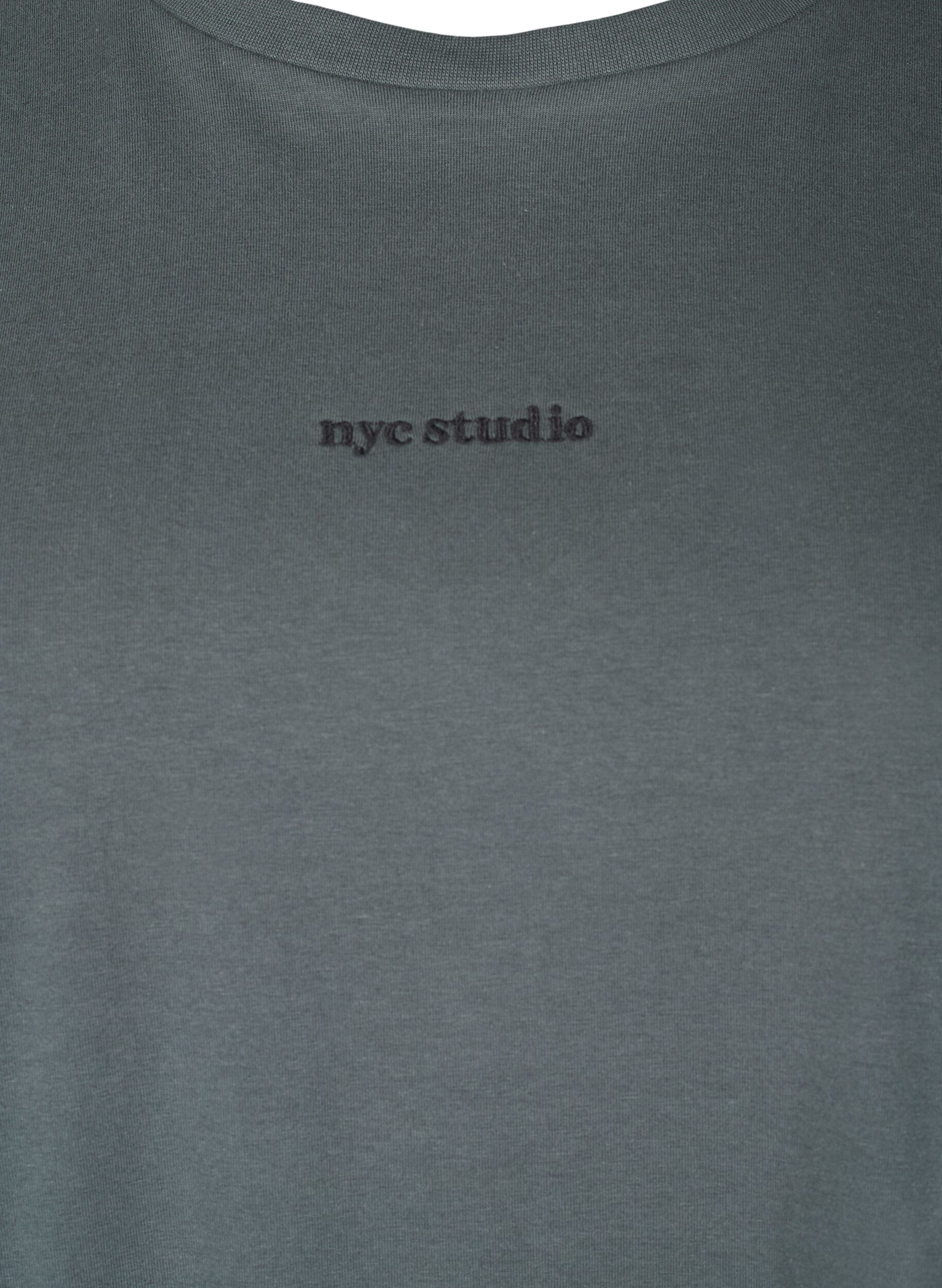 ZizziSportig t-shirt i ekologisk bomull, , Packshot image number 2