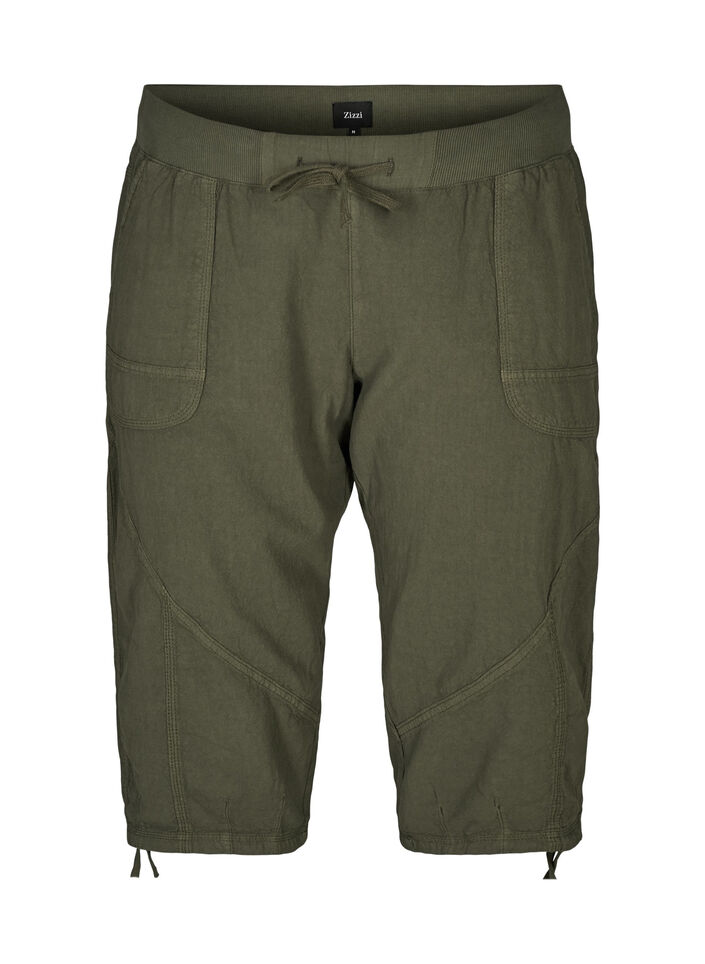 Knickers i bomull, Gr&ouml;n, Packshot image number 0