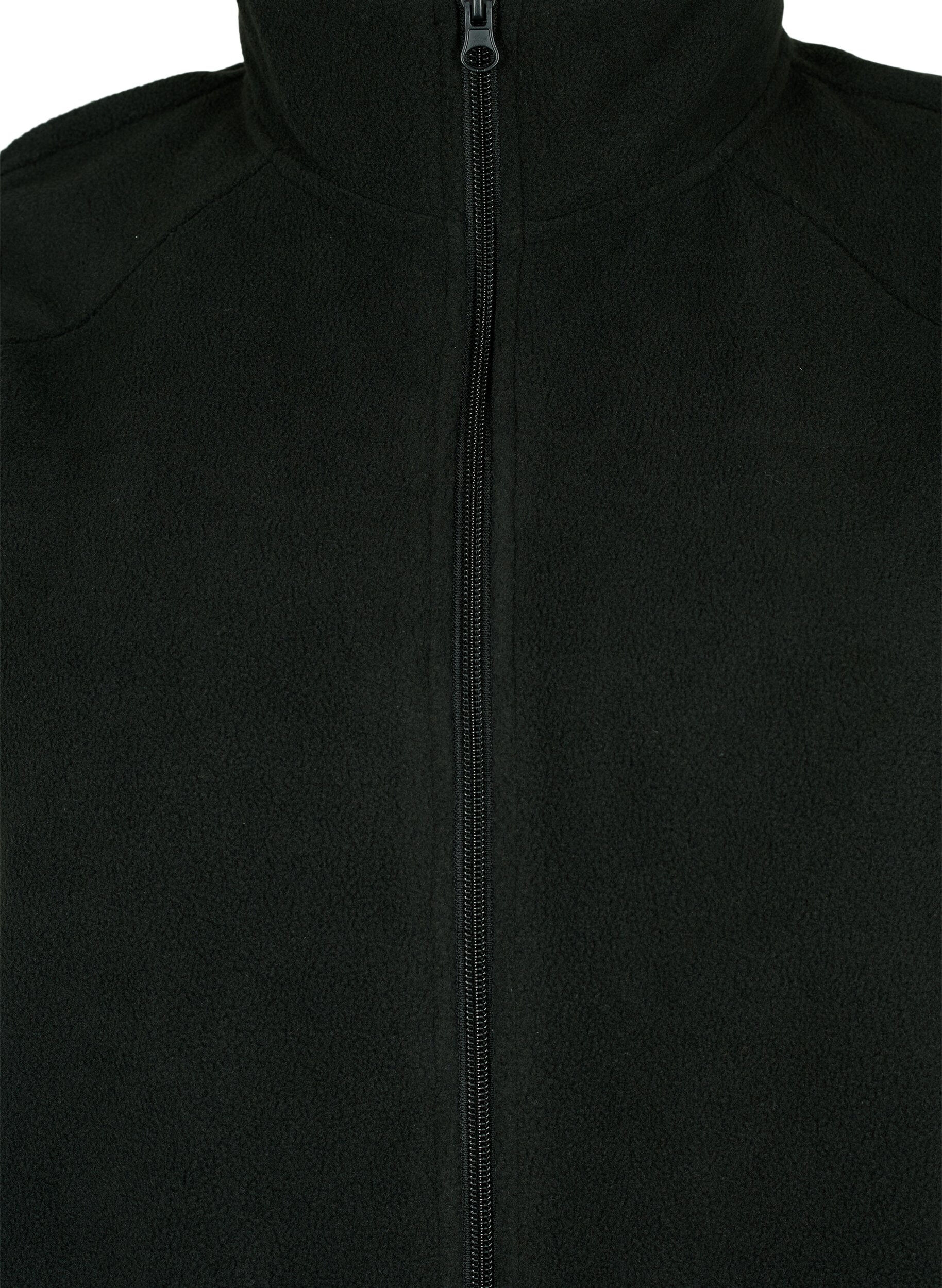 ZizziFleecev&auml;st med fickor, Svart, Packshot image number 2