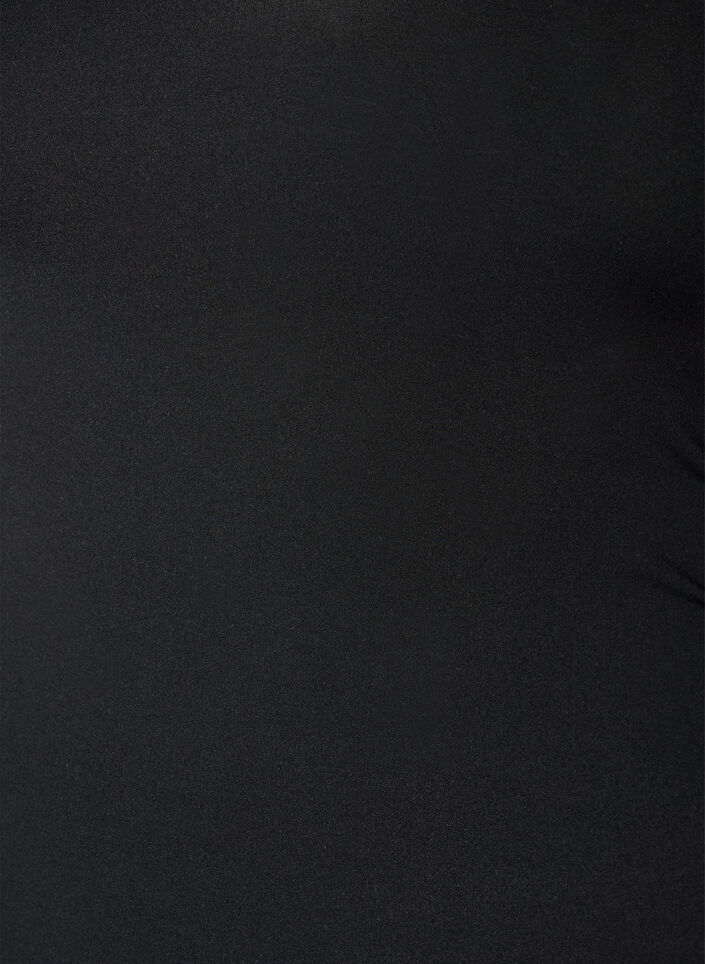 Baddr&auml;kt med vadderad &ouml;verdel och cut-out-detalj i ryggen, Svart, Packshot image number 2