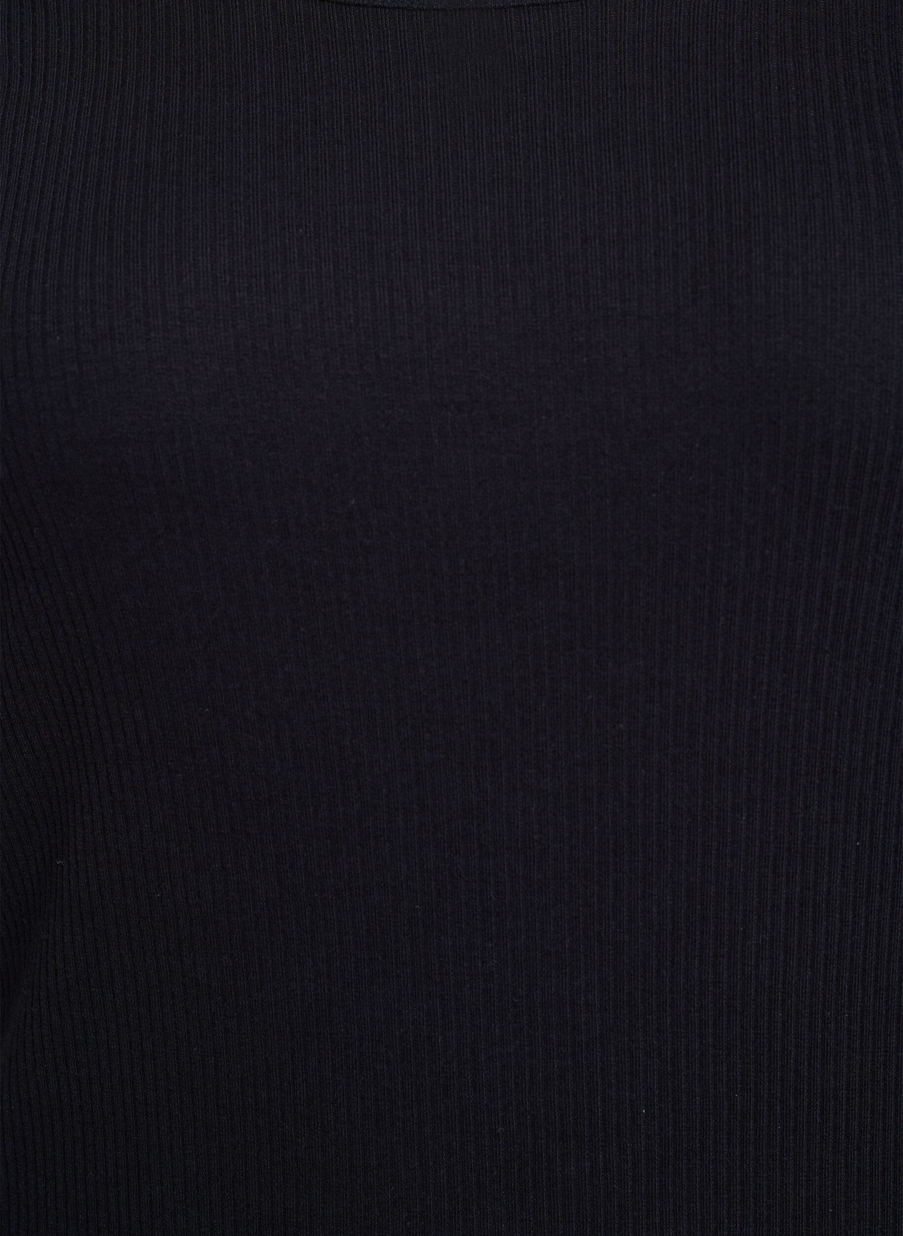 Zizzi Maxikl&auml;nning i jersey med korta &auml;rmar, Svart, Packshot image number 2