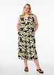 Culottebyxor med tryck, Svart, Model image number 0