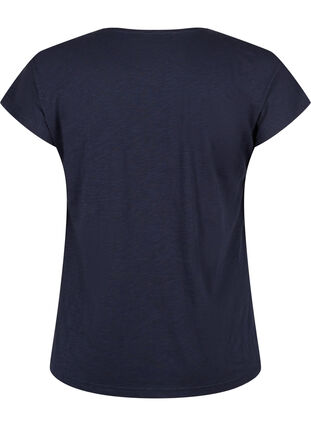 T-shirt i bomull med tryck, Night Sky W. leaf, Packshot image number 1