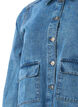 Skjortjacka i denim med fickor, Blue Denim, Packshot image number 2