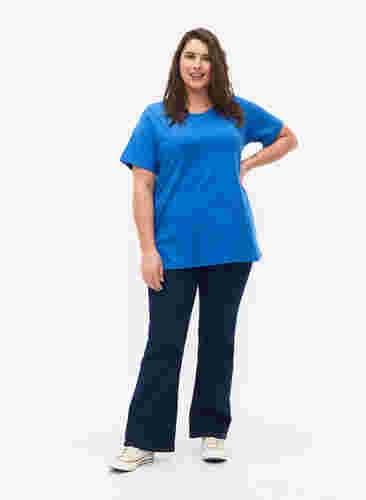 FLASH - T-shirt med rund hals, Strong Blue, Model image number 2