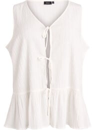 &Auml;rml&ouml;s blus med struktur och knytning, Vanilla