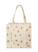 Shoppingv&auml;ska med dragkedja, Beige, Packshot image number 1