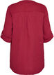 Tunika i bomullsmuslin med broderie anglaise, R&ouml;d, Packshot image number 1