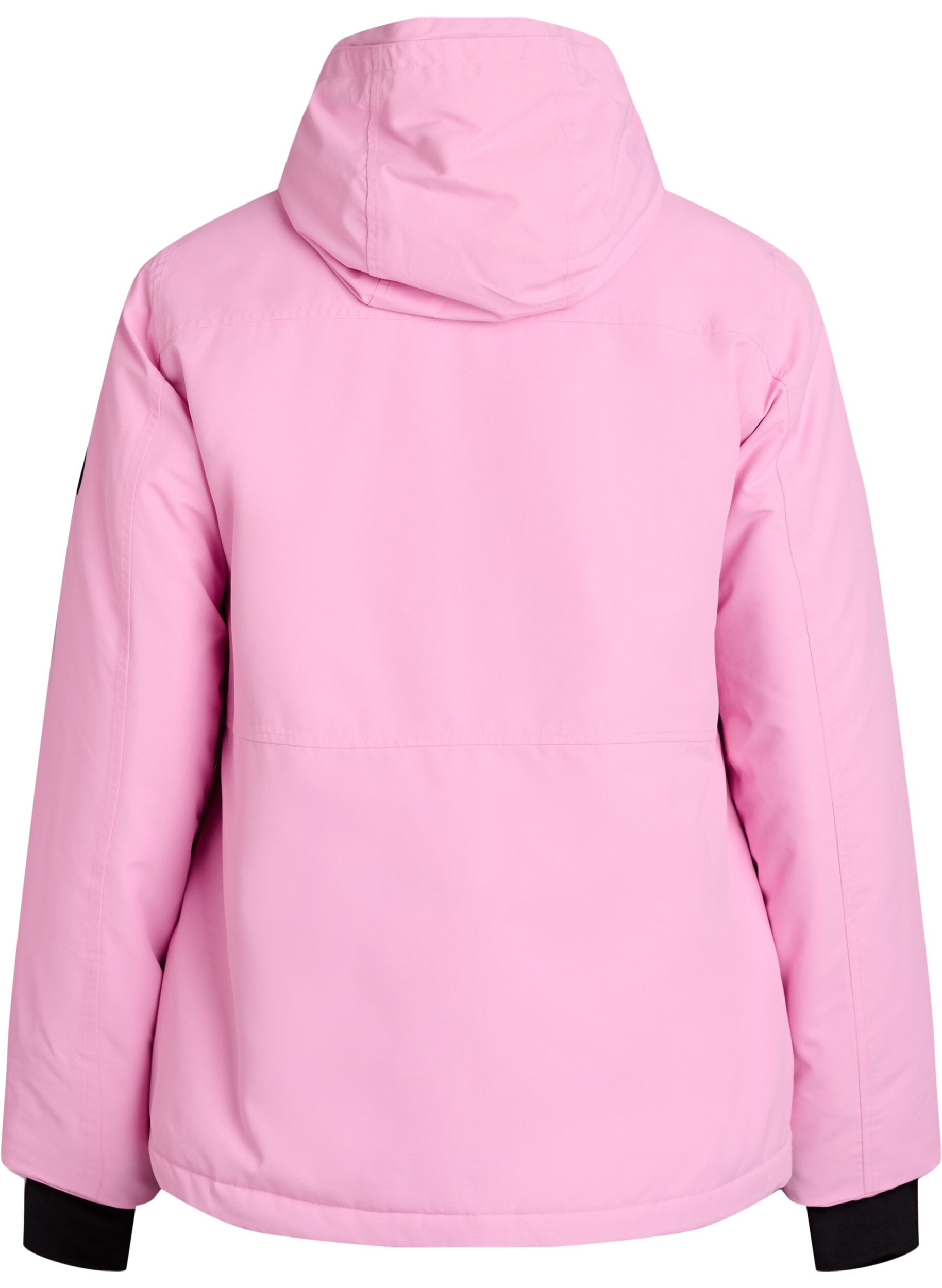 ZizziFunktionell skidjacka med huva, Rosa, Packshot image number 1