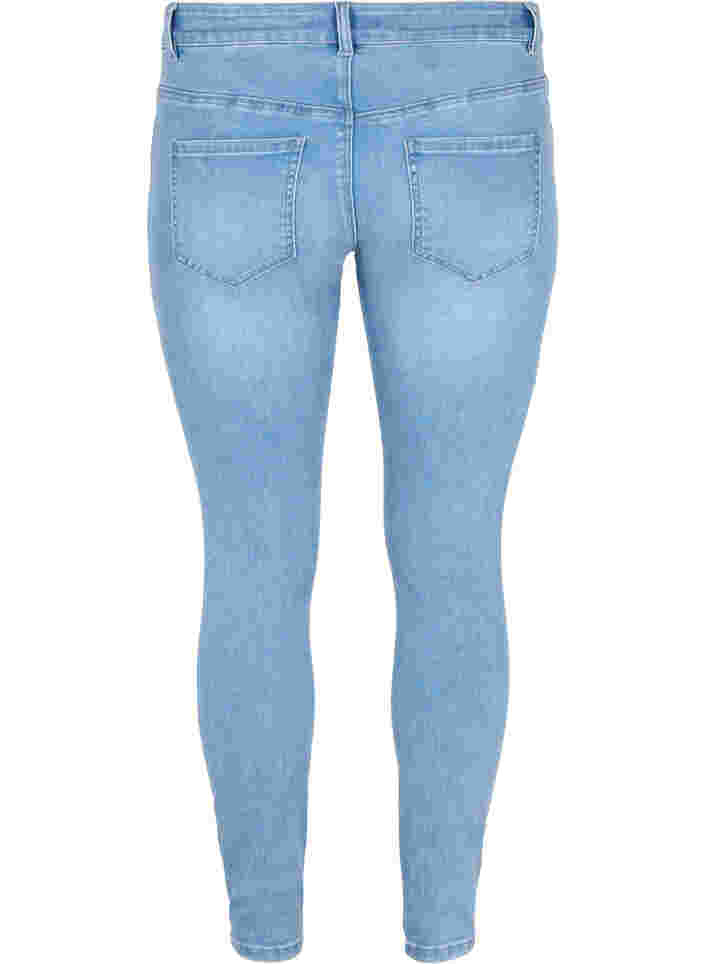 Extra slim Sanna jeans med broderidetaljer, Light blue, Packshot image number 1