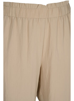 Lösa shorts i viskose, Oxford Tan, Packshot image number 2