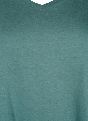 A-linjeskuren t-shirt med korta ärmar, Sea Pine, Packshot image number 2