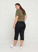 Slim fit Emily capri-jeans, Svart, Model image number 2