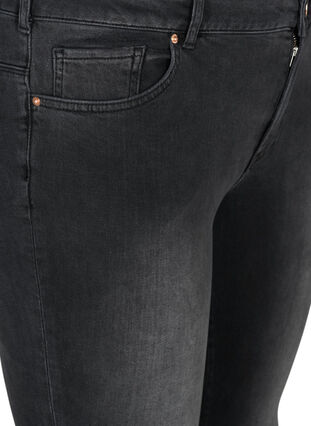 Sanna Jeans med rå kanter, Grey Denim, Packshot image number 2
