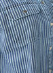 Randig jeansskjorta med bröstfickor, Light B.Denim Stripe, Packshot image number 2