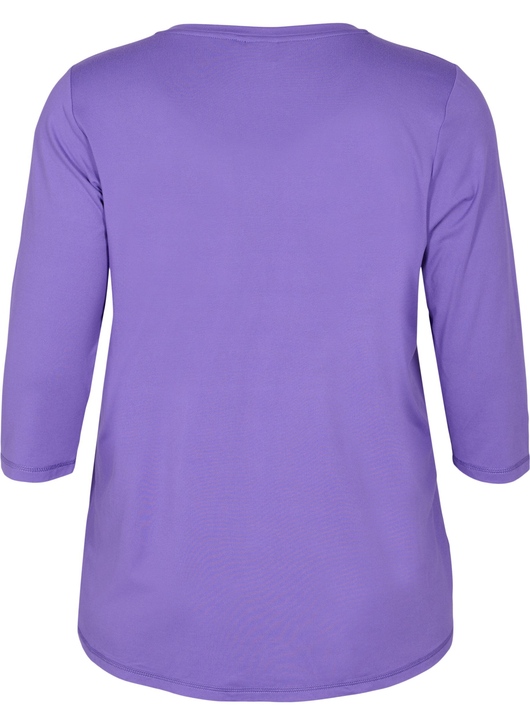 ZizziTr&auml;ningstr&ouml;ja med 3/4 &auml;rmar, Lila, Packshot image number 1