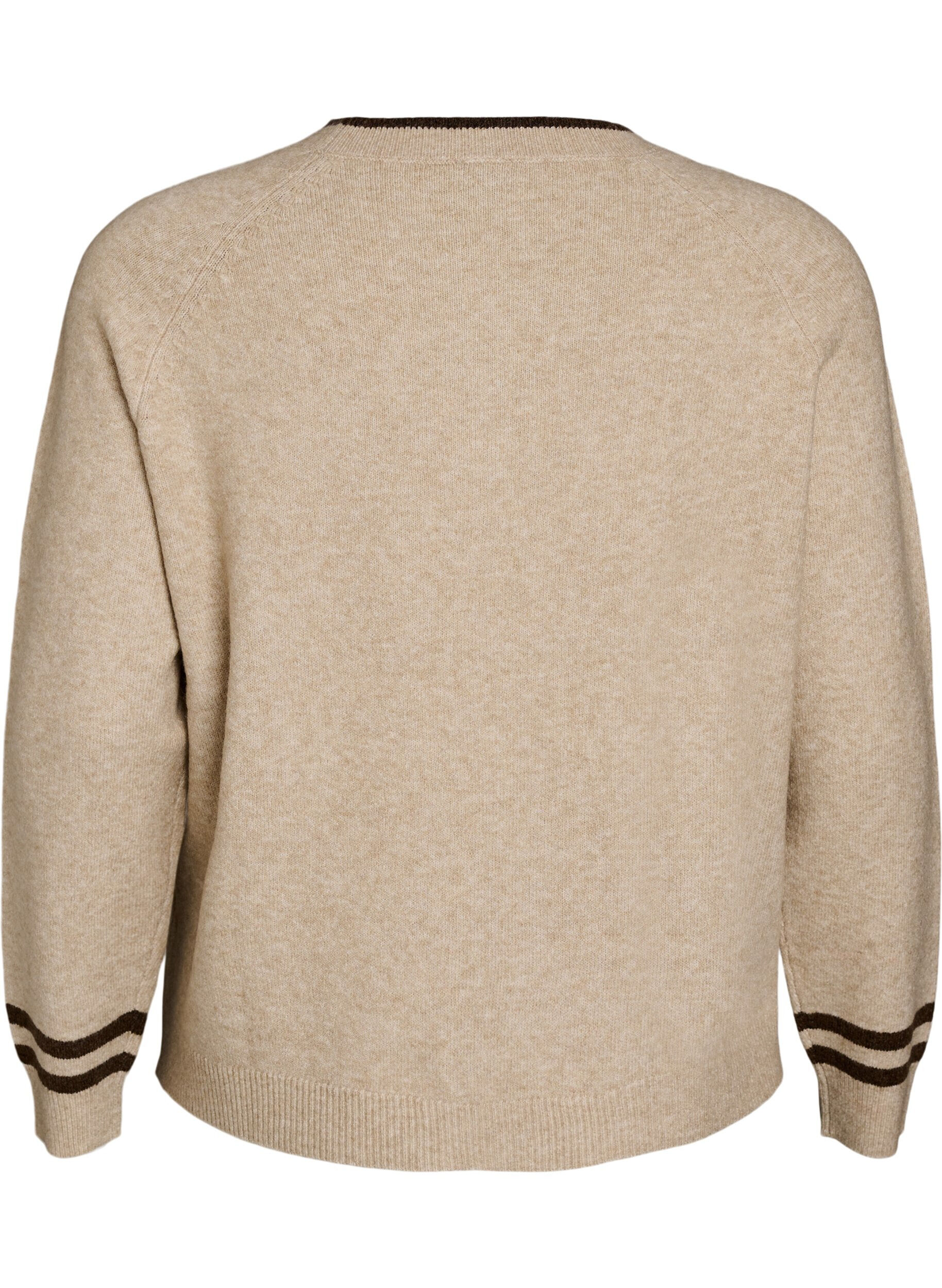 ZizziTr&ouml;ja med logga och kontrastr&auml;nder, Beige, Packshot image number 1