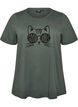 T-shirt med tryck, Gr&ouml;n, Packshot image number 0