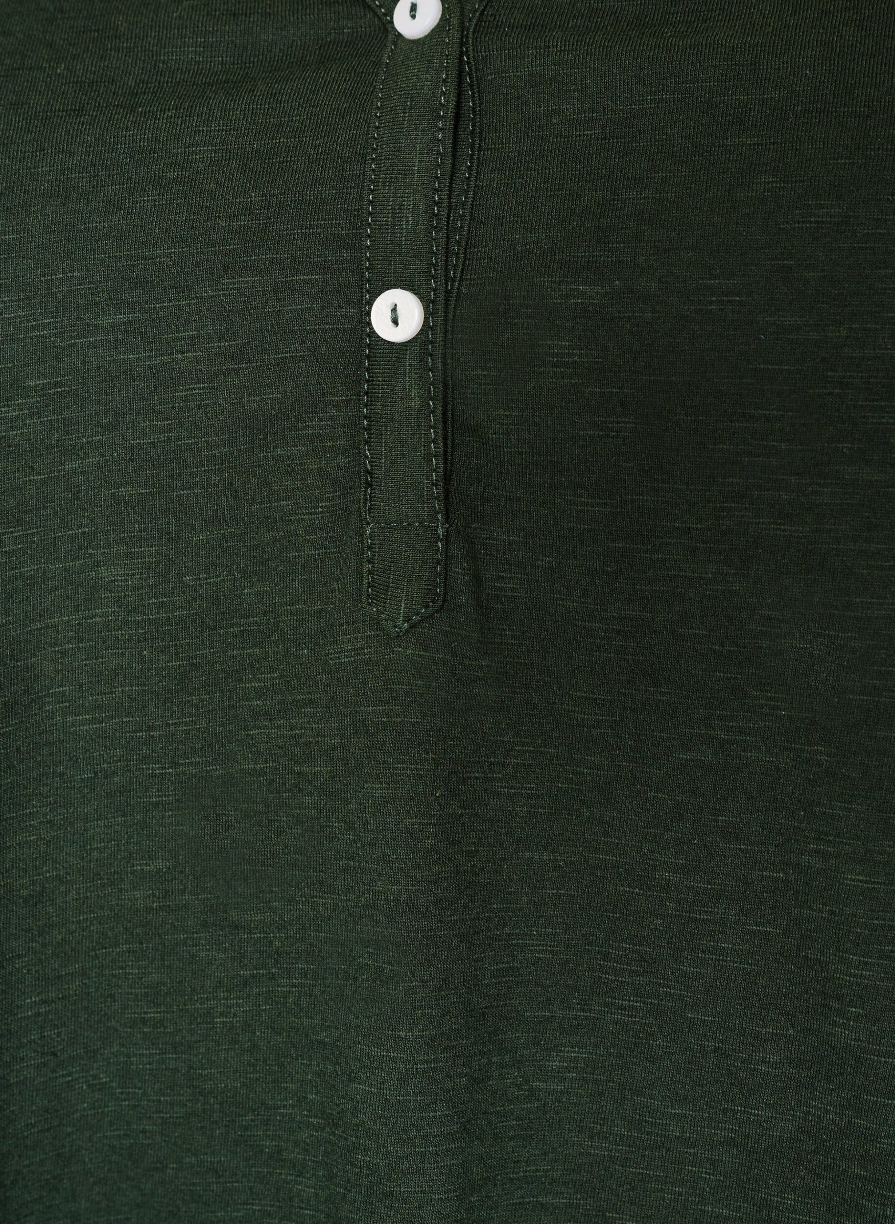 ZizziT-shirt med knappdetalj, Gr&ouml;n, Packshot image number 2