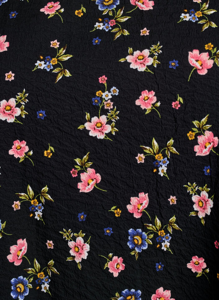 FLASH – Ärmelloses Top mit Struktur, Svart, Packshot image number 2