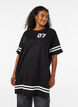 Kort t-shirtkl&auml;nning med sportiga detaljer, Svart, Model image number 0