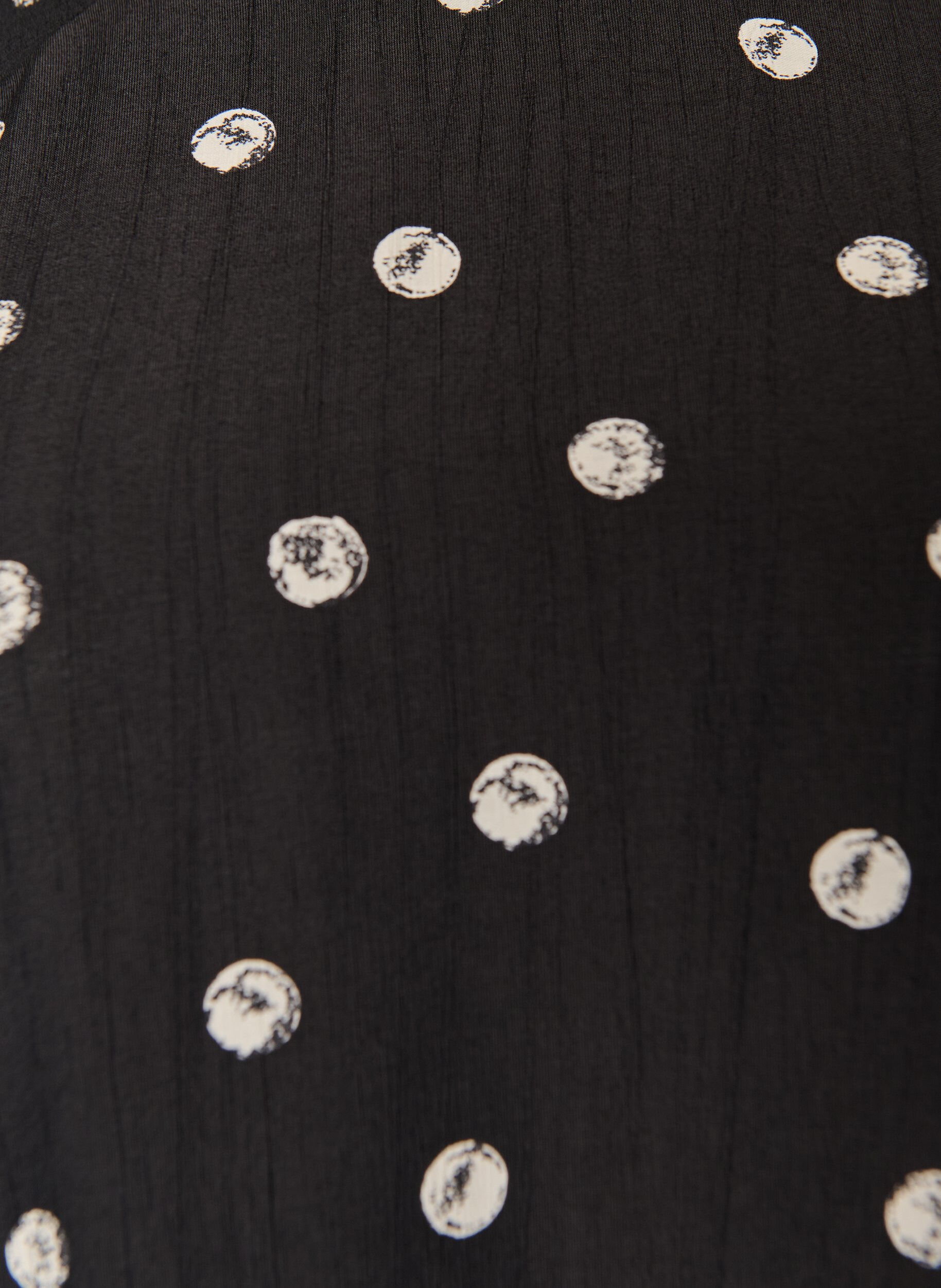 Zizzi Kort kl&auml;nning i viskos med ballong&auml;rmar, 9990, Packshot image number 2